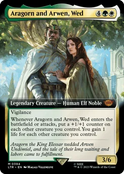 Aragorn and Arwen, Wed