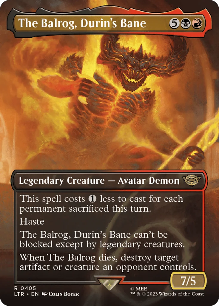 The Balrog, Durin's Bane · The Lord of the Rings: Tales of Middle-earth