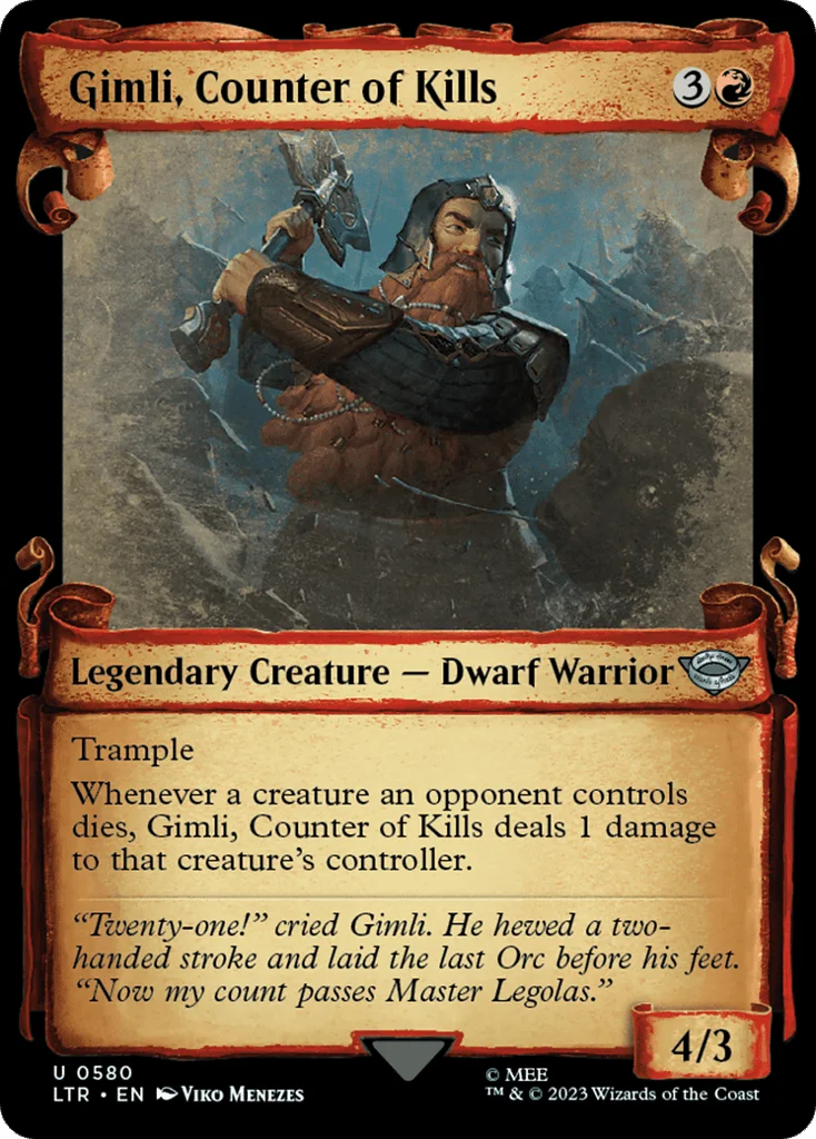 Gimli, Counter of Kills · The Lord of the Rings: Tales of Middle-earth