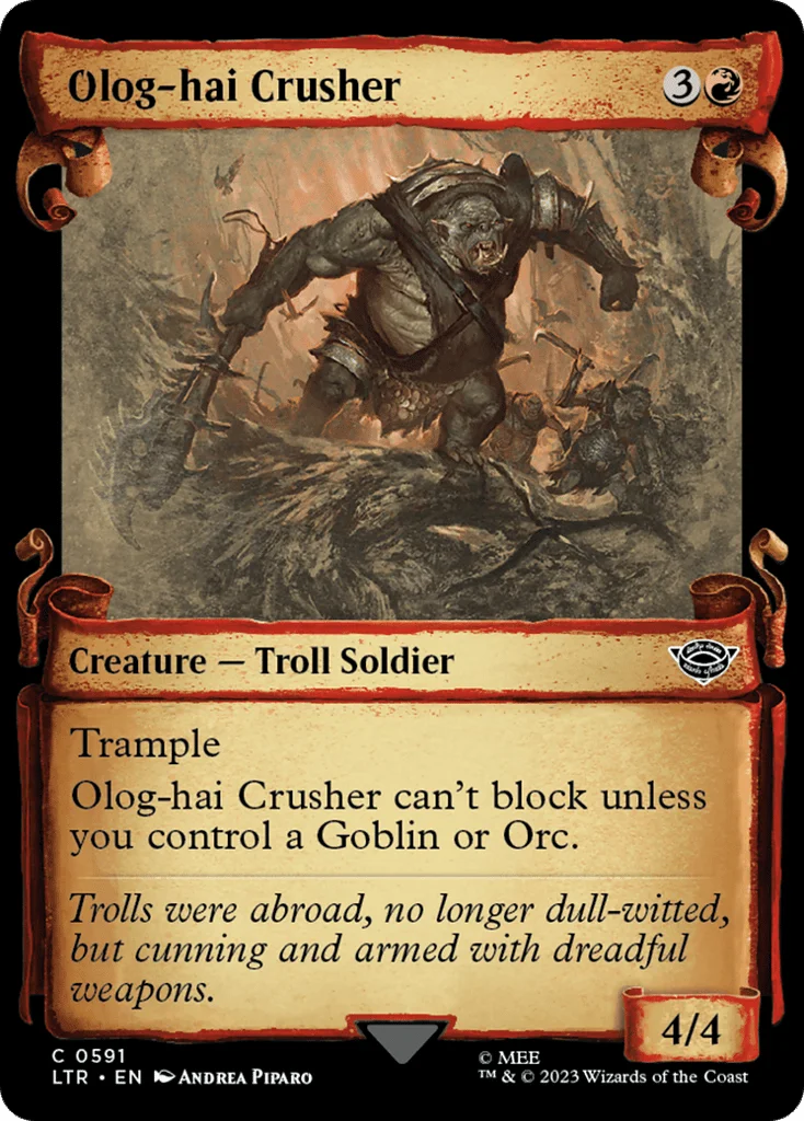 Olog-hai Crusher · The Lord of the Rings: Tales of Middle-earth