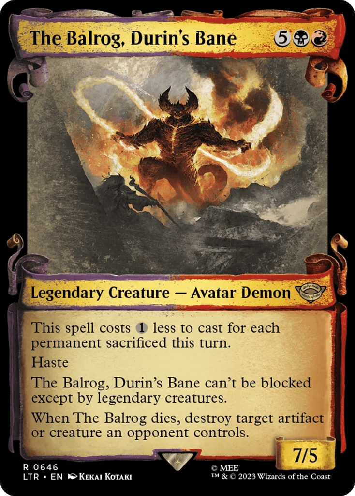 The Balrog, Durin's Bane · The Lord of the Rings: Tales of Middle-earth