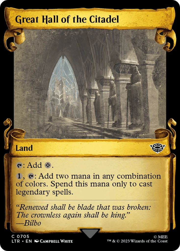 Great Hall of the Citadel · The Lord of the Rings: Tales of Middle-earth