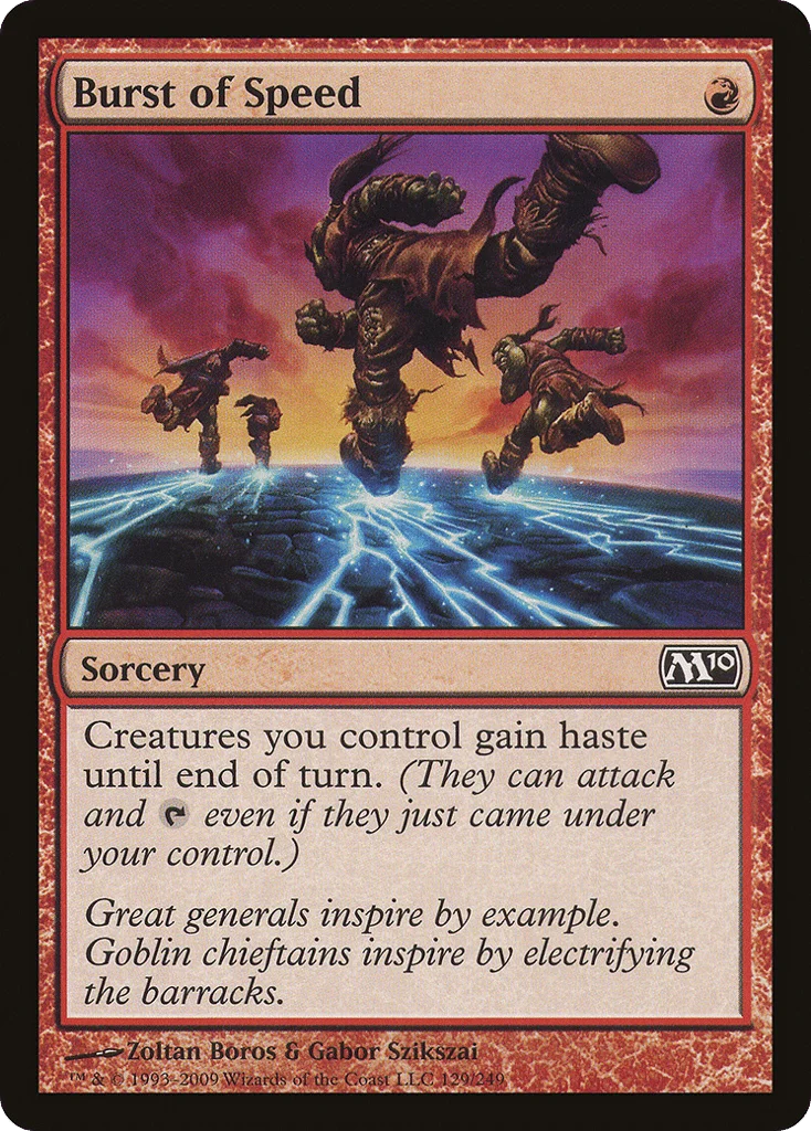 Burst of Speed · Magic 2010