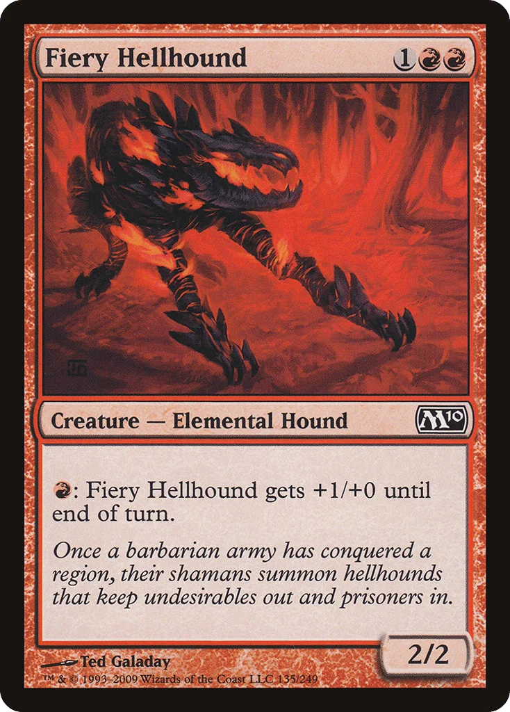 Fiery Hellhound · Magic 2010