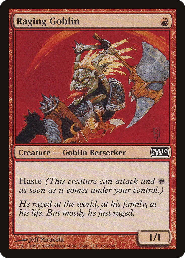 Raging Goblin · Magic 2010