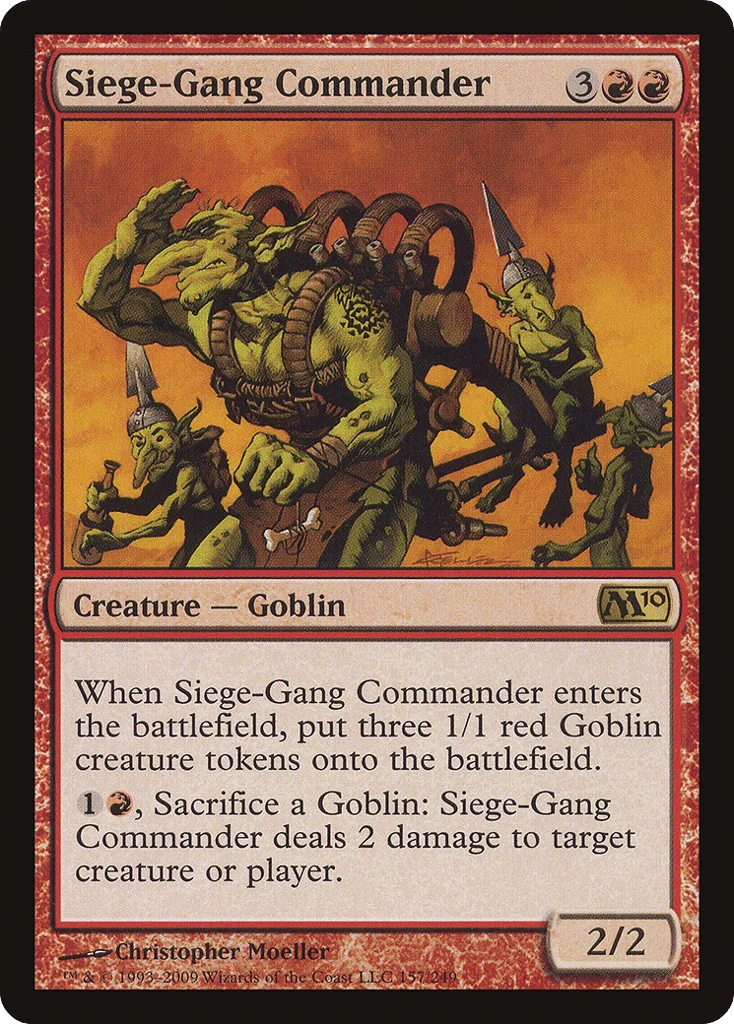 Siege-Gang Commander · Magic 2010
