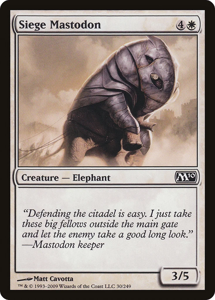 Siege Mastodon · Magic 2010