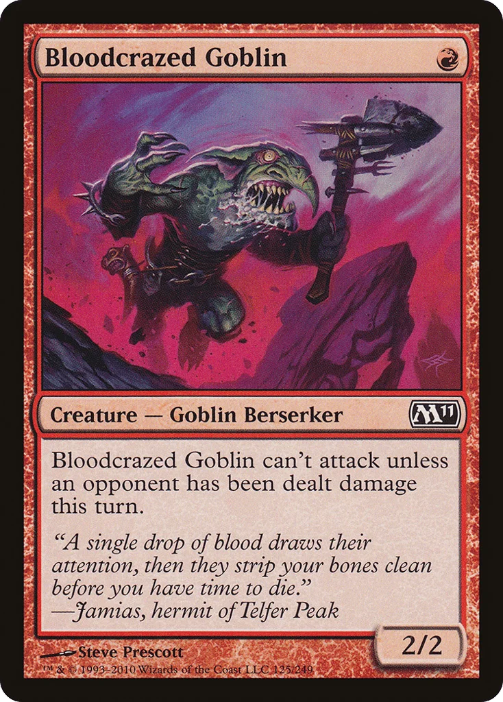 Bloodcrazed Goblin · Magic 2011
