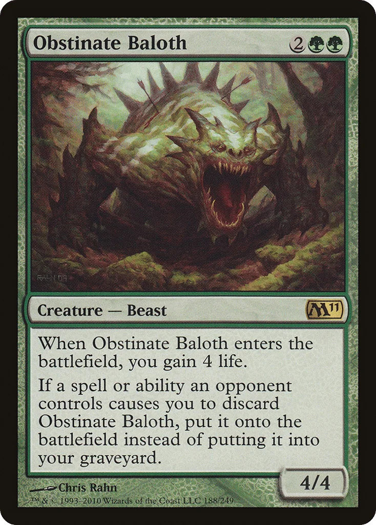 Obstinate Baloth · Magic 2011