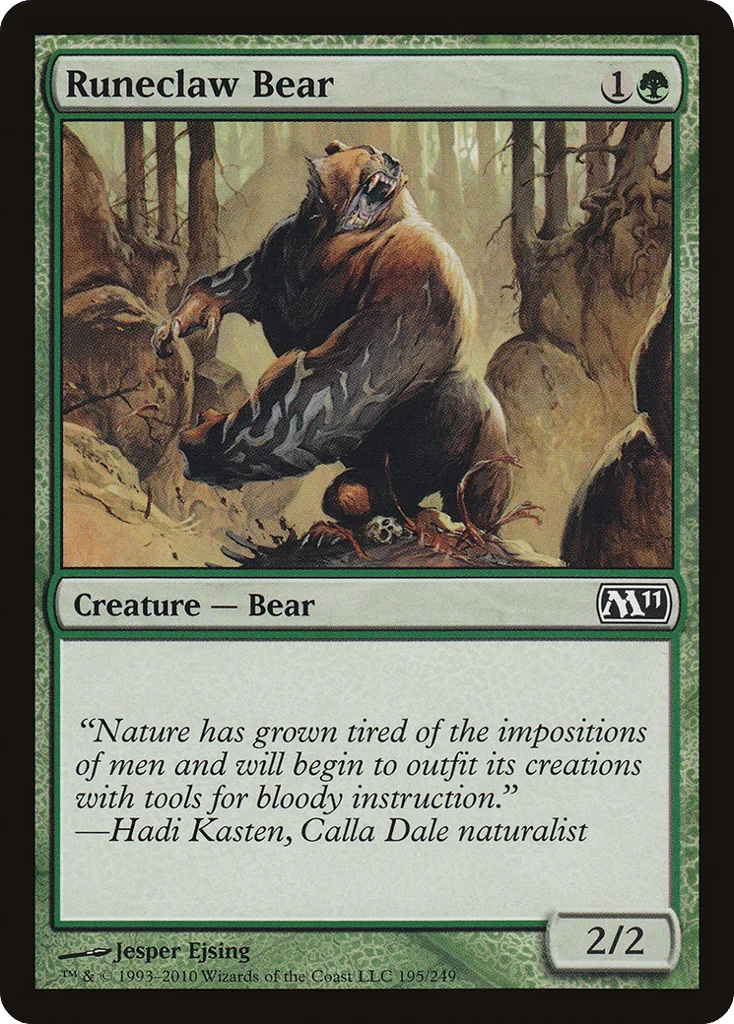 Runeclaw Bear · Magic 2011