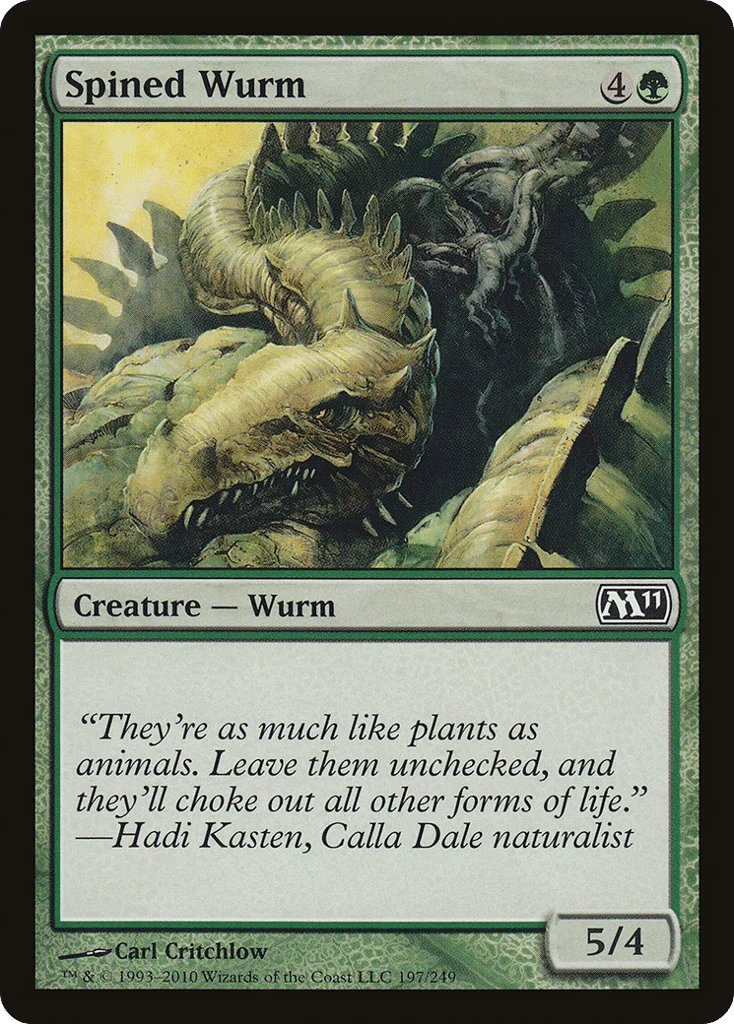 Spined Wurm · Magic 2011