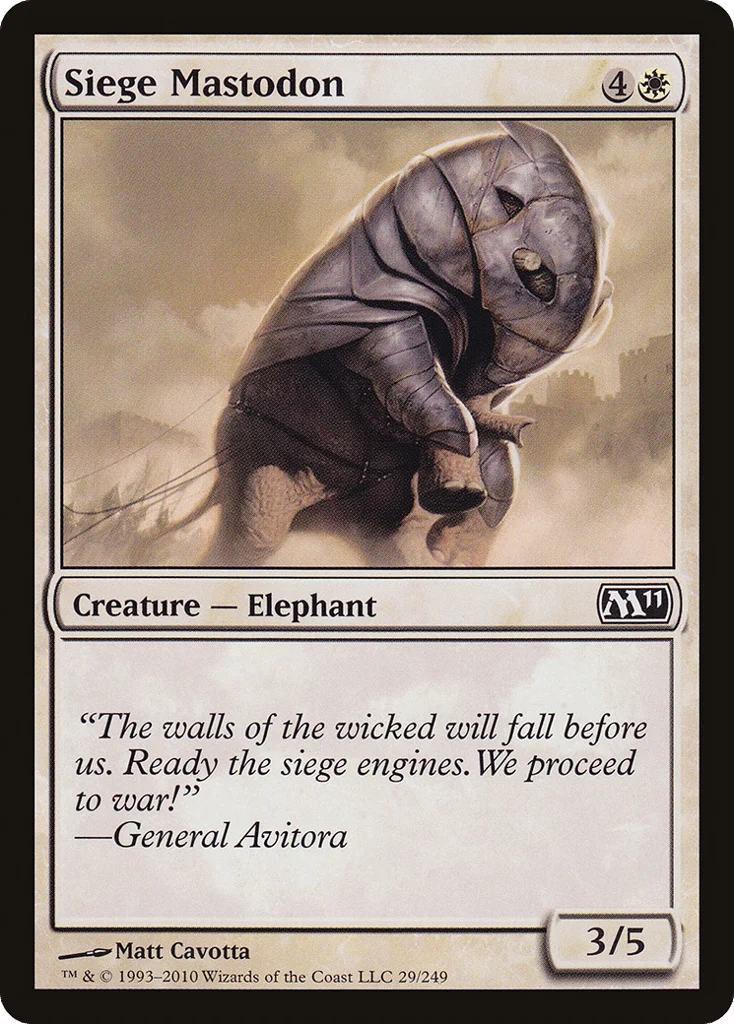 Siege Mastodon · Magic 2011