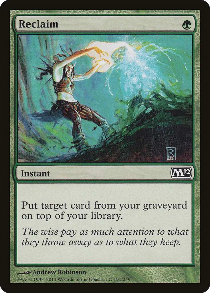 Reclaim · Magic 2012