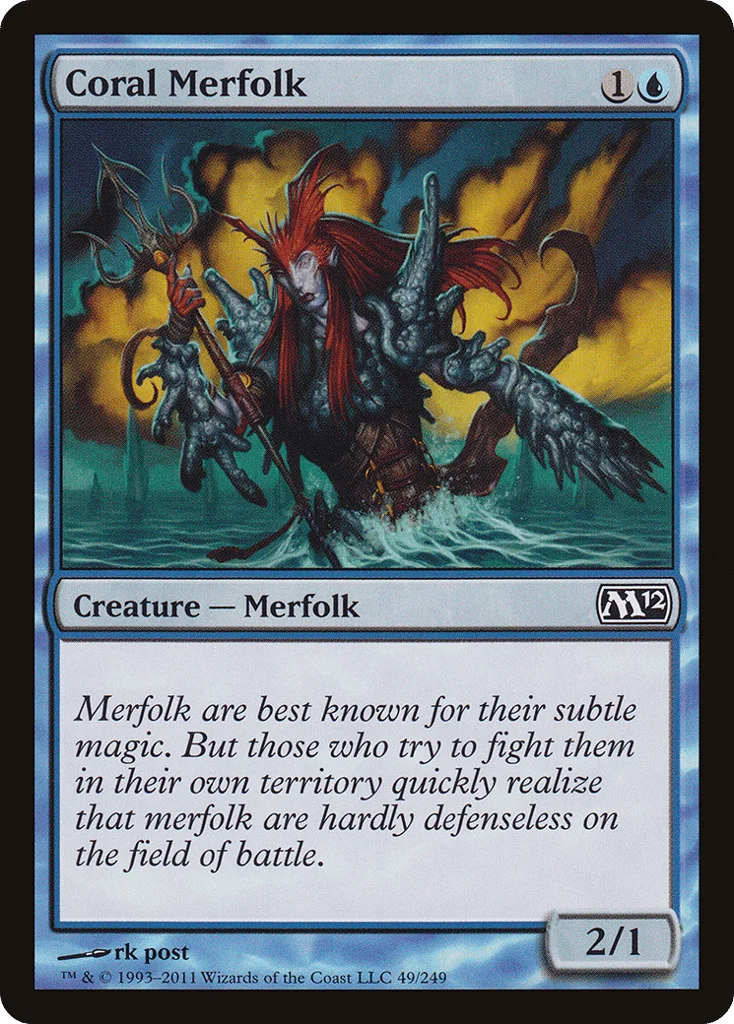 Coral Merfolk · Magic 2012