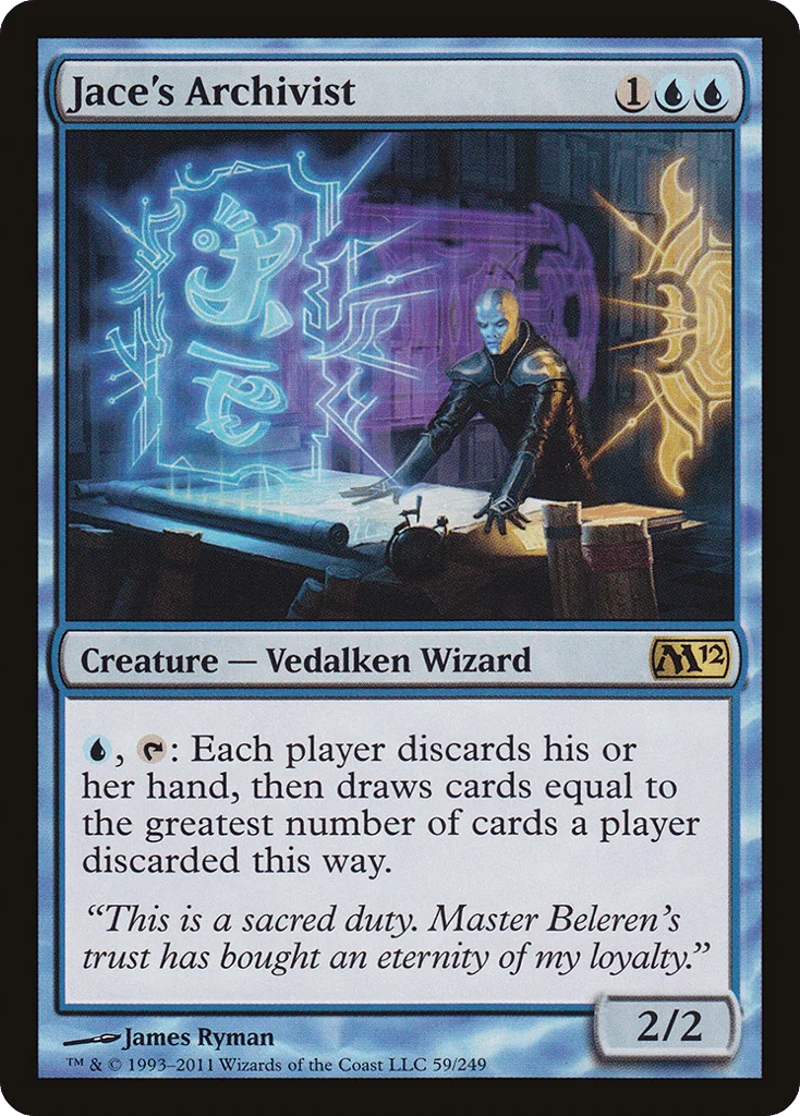Jace's Archivist · Magic 2012