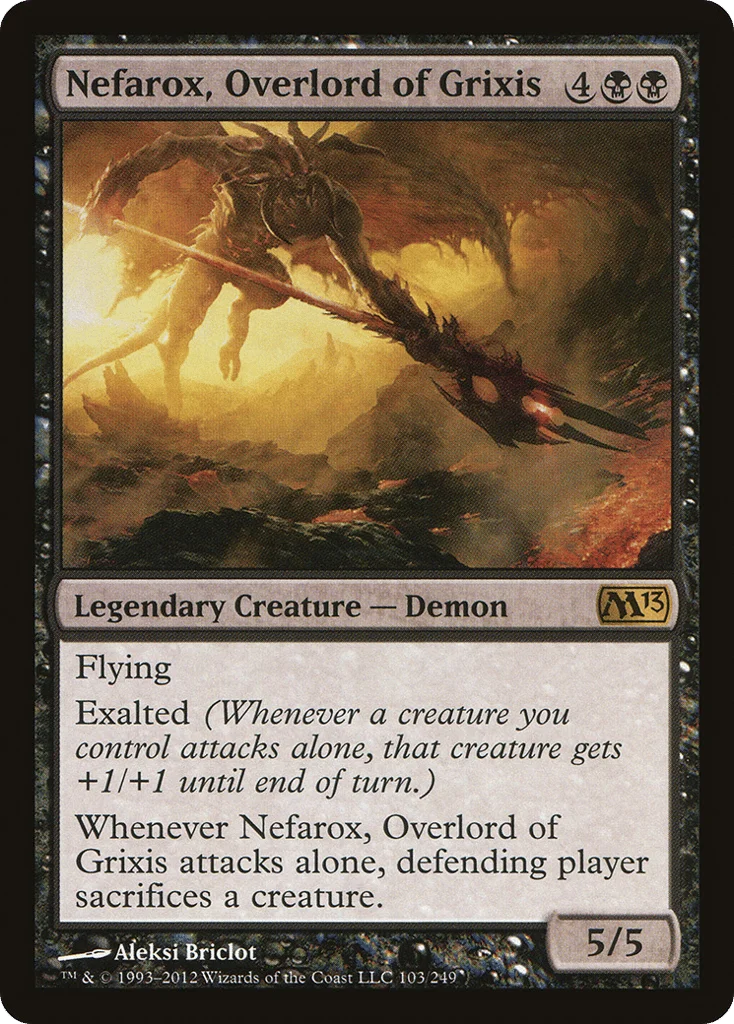 Nefarox, Overlord of Grixis · Magic 2013