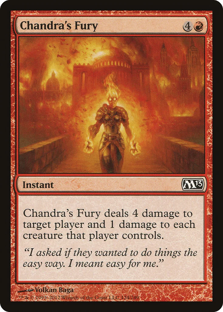 Chandra's Fury · Magic 2013