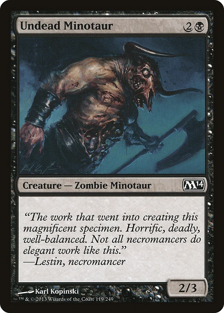 Undead Minotaur · Magic 2014