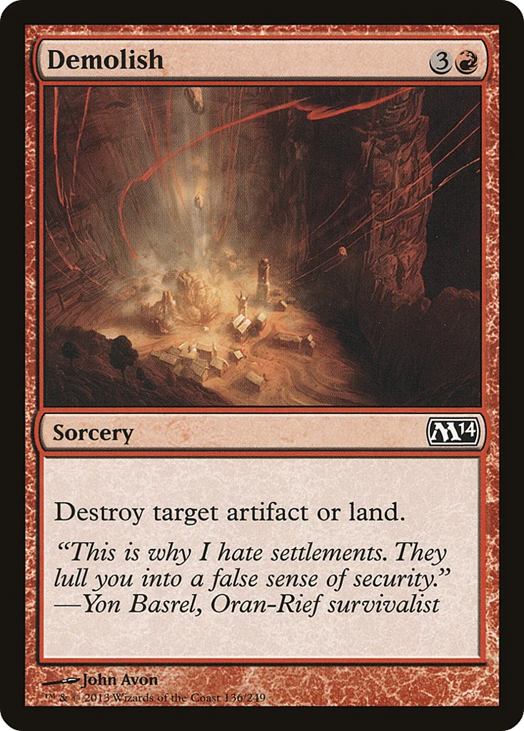 Demolish · Magic 2014