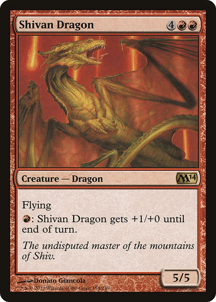 Shivan Dragon · Magic 2014