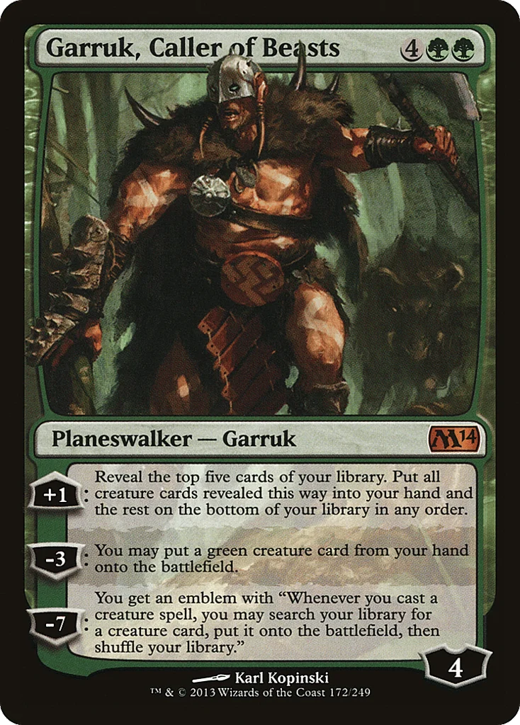Garruk, Caller of Beasts · Magic 2014