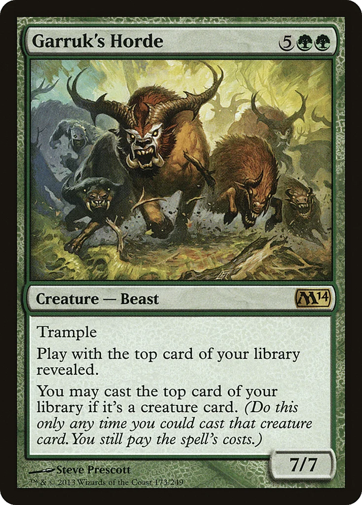 Garruk's Horde · Magic 2014