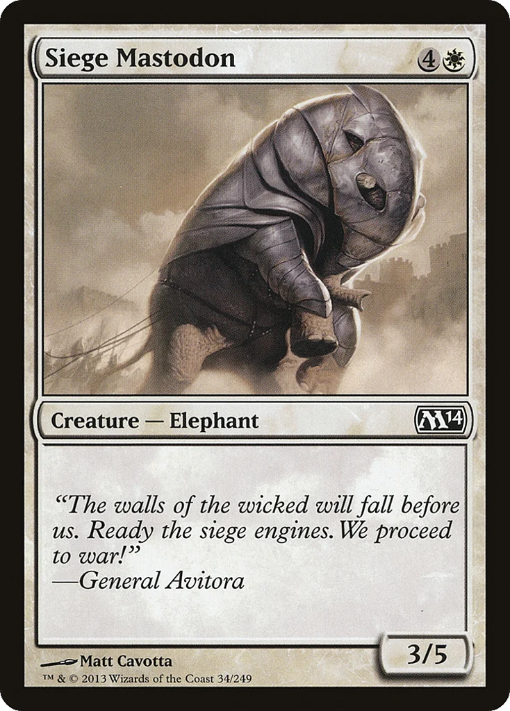 Siege Mastodon · Magic 2014