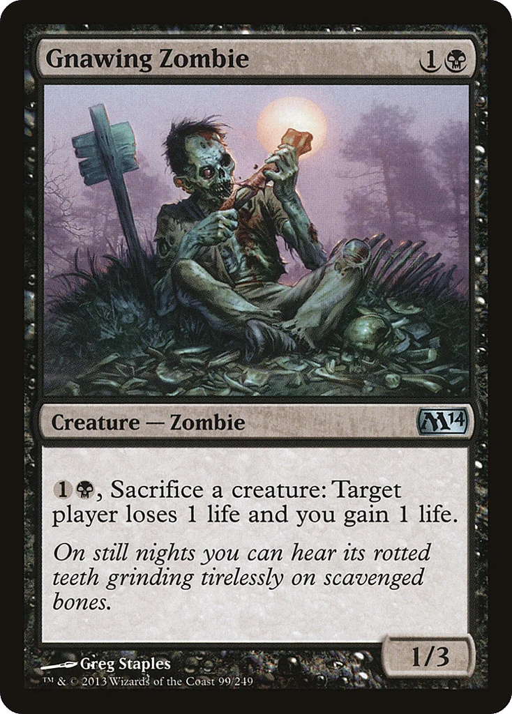 Gnawing Zombie · Magic 2014