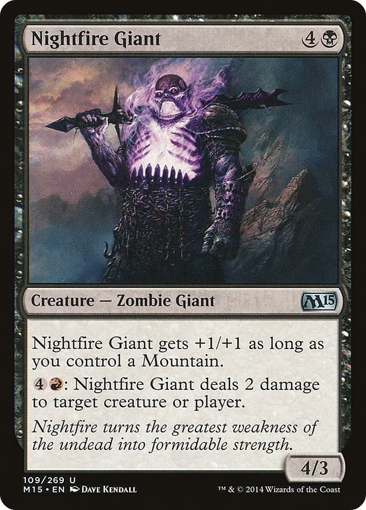 Nightfire Giant · Magic 2015