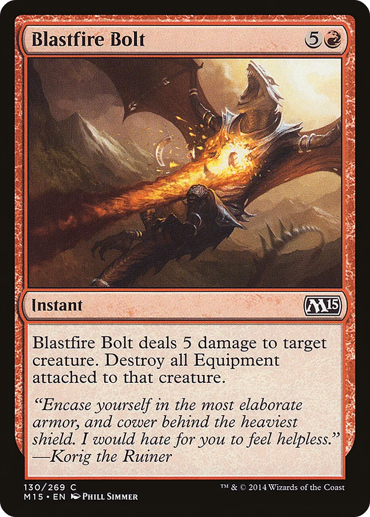 Blastfire Bolt · Magic 2015