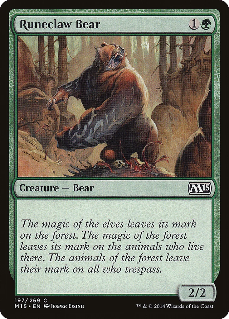 Runeclaw Bear · Magic 2015