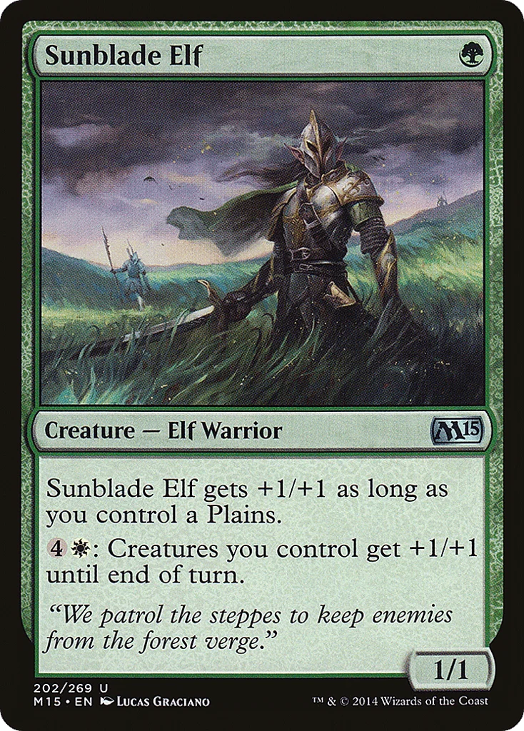 Sunblade Elf · Magic 2015