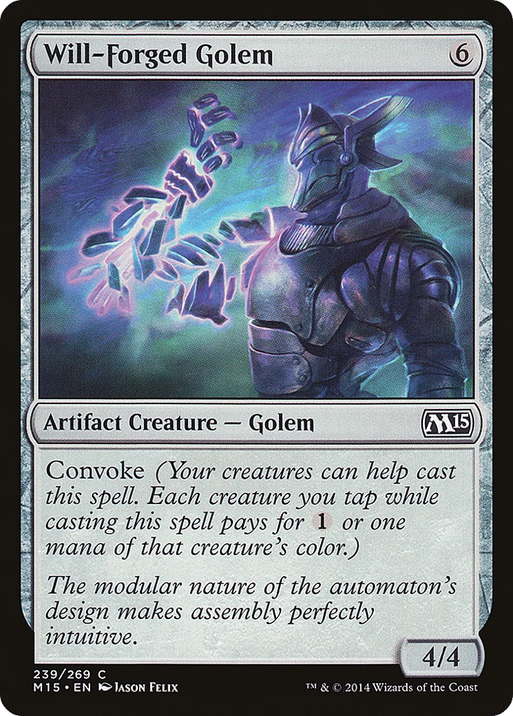 Will-Forged Golem · Magic 2015