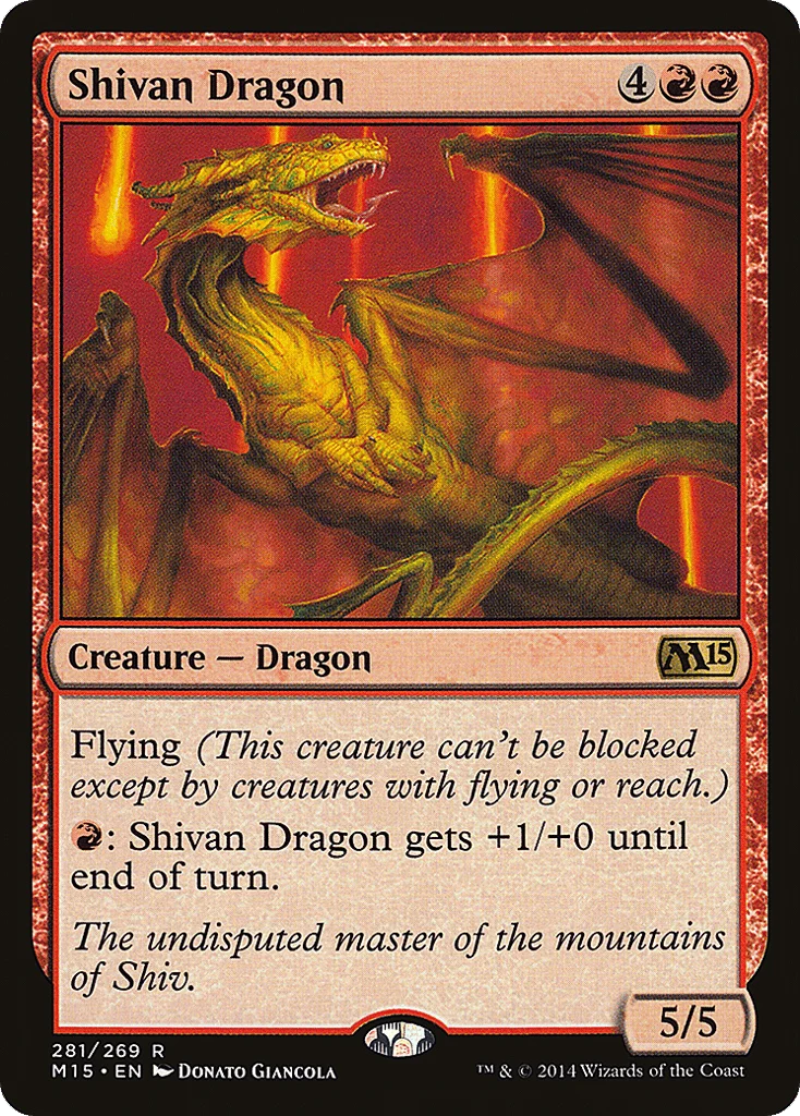 Shivan Dragon · Magic 2015
