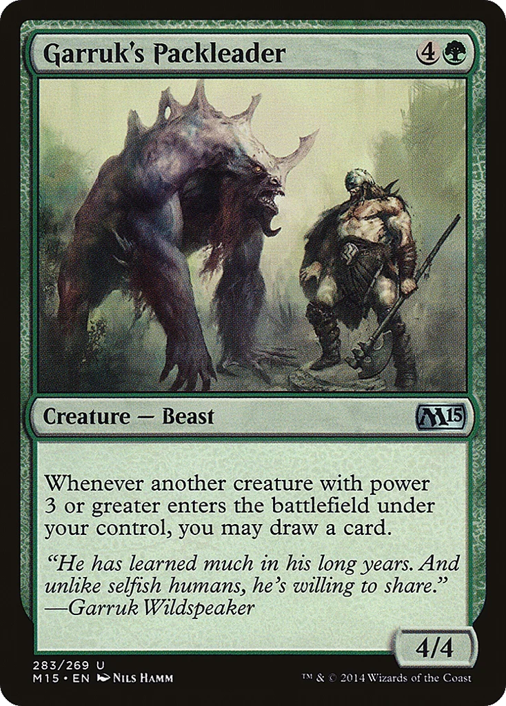 Garruk's Packleader · Magic 2015