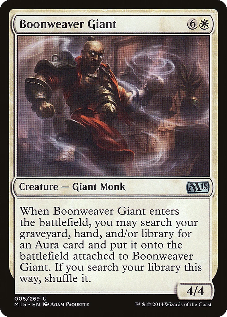 Boonweaver Giant · Magic 2015