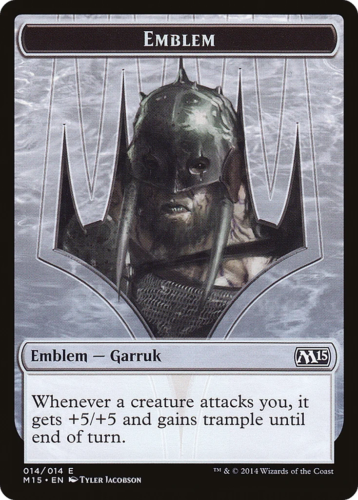 Garruk, Apex Predator Emblem · Magic 2015