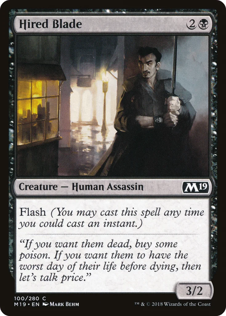 Hired Blade · Core Set 2019