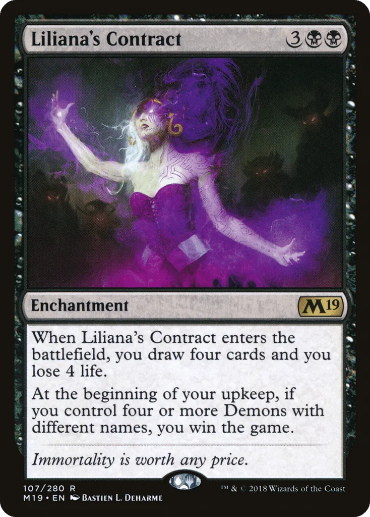 Liliana's Contract · Core Set 2019