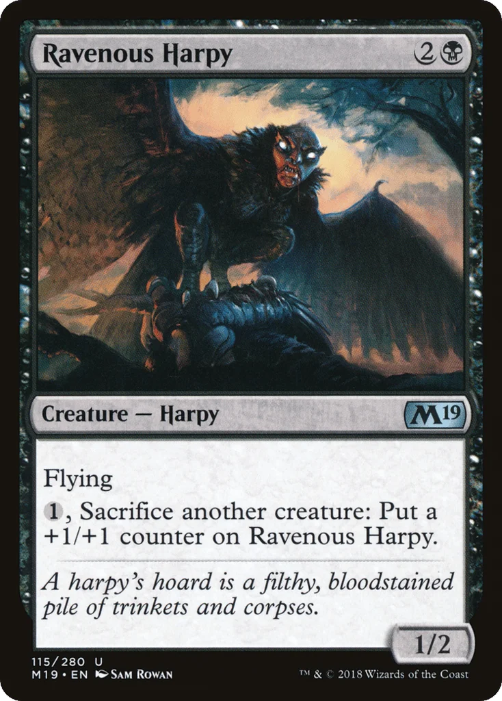 Ravenous Harpy · Core Set 2019
