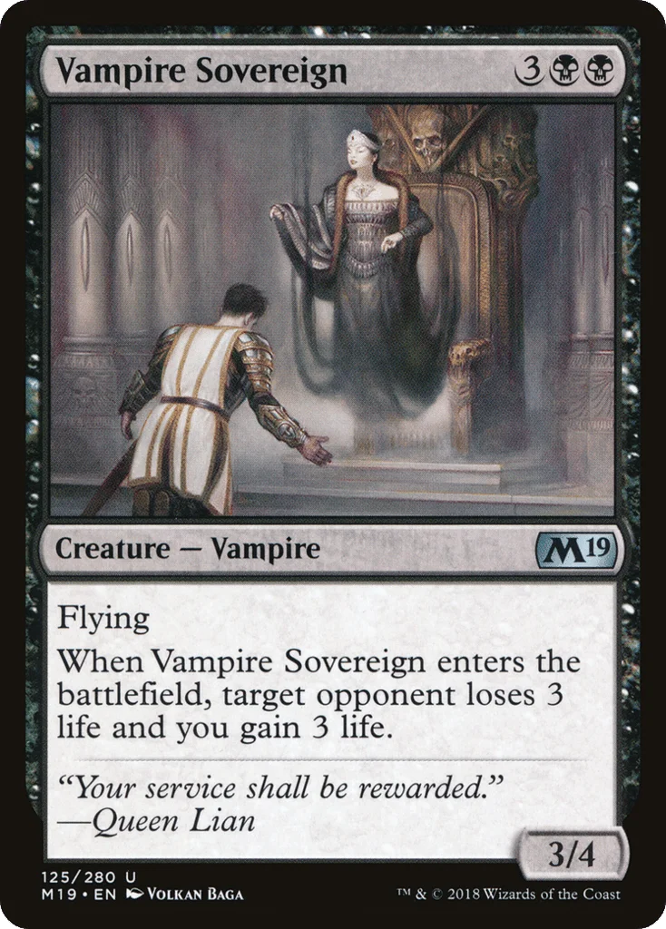 Vampire Sovereign · Core Set 2019
