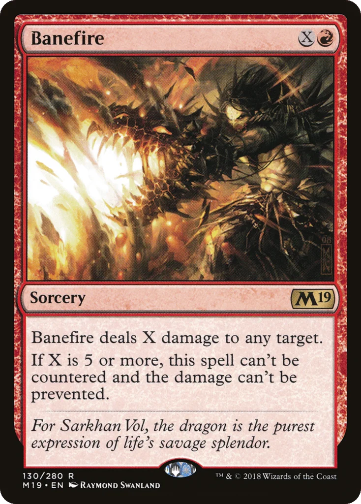 Banefire · Core Set 2019