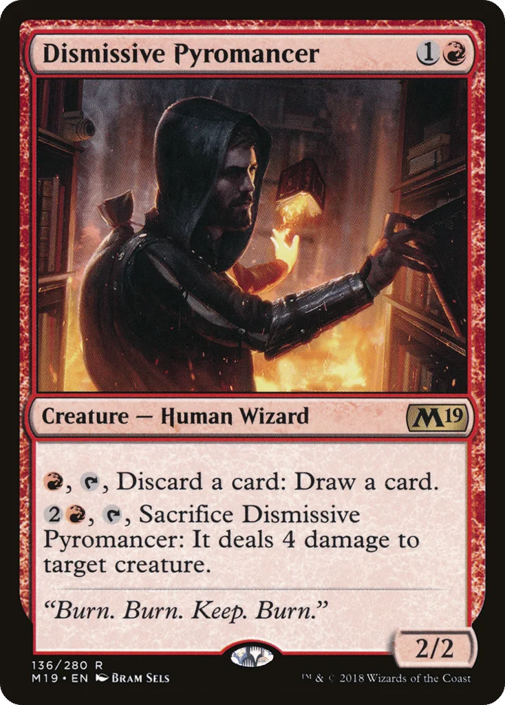 Dismissive Pyromancer · Core Set 2019