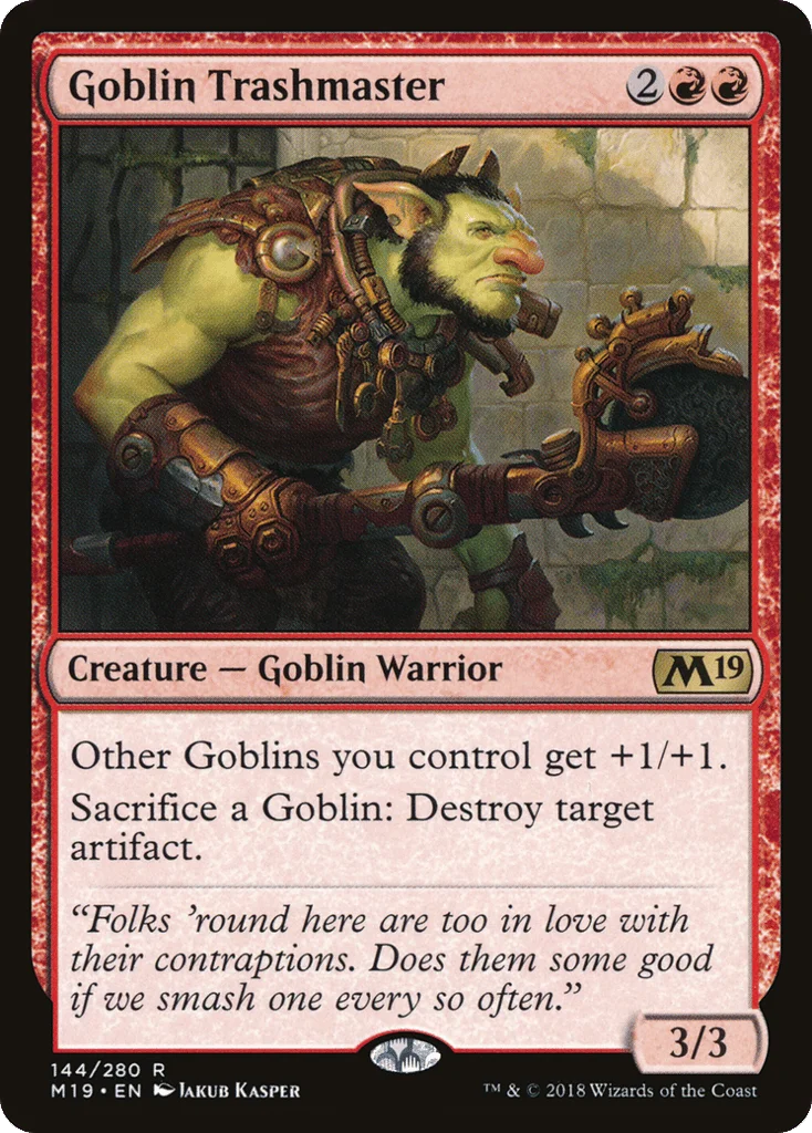 Goblin Trashmaster · Core Set 2019