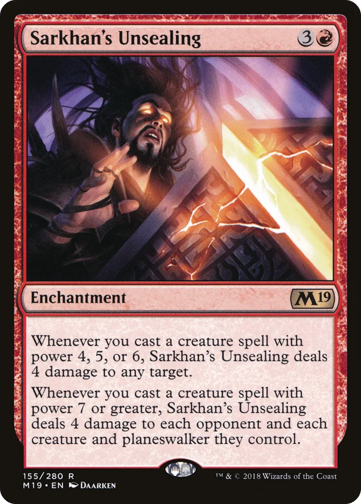 Sarkhan's Unsealing · Core Set 2019