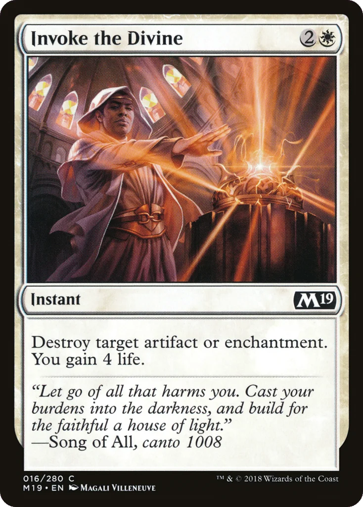 Invoke the Divine · Core Set 2019