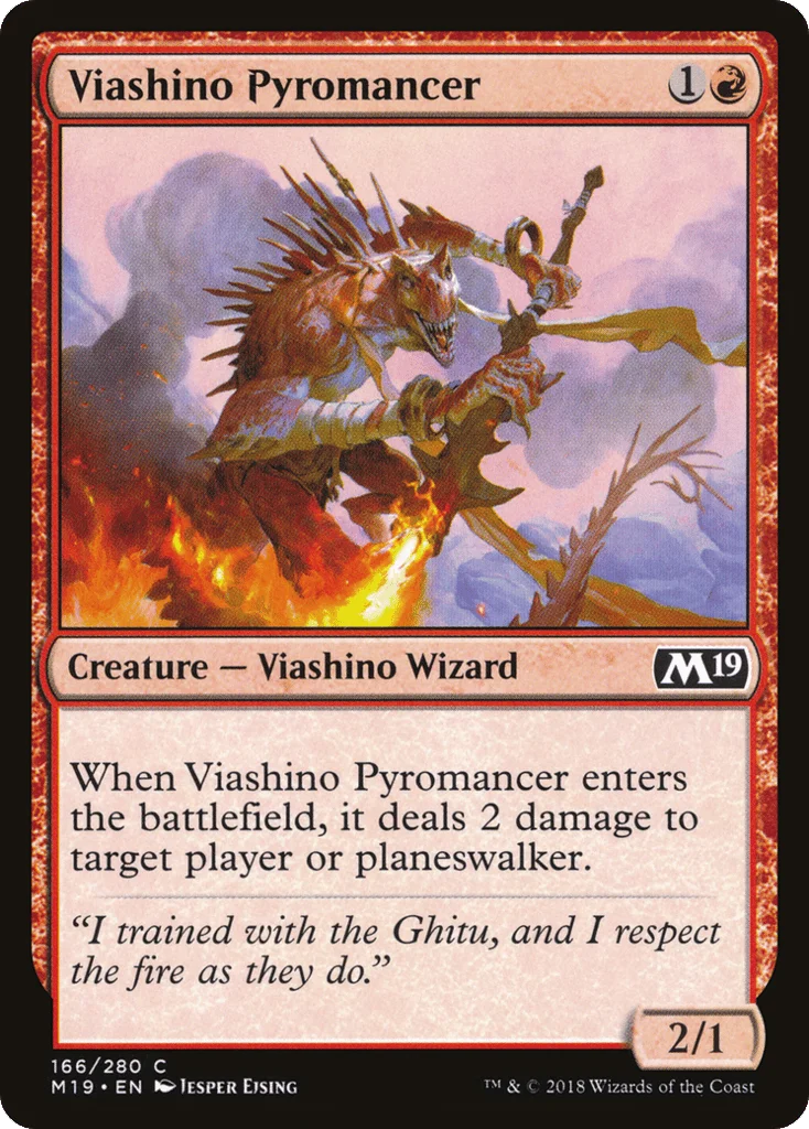 Viashino Pyromancer · Core Set 2019