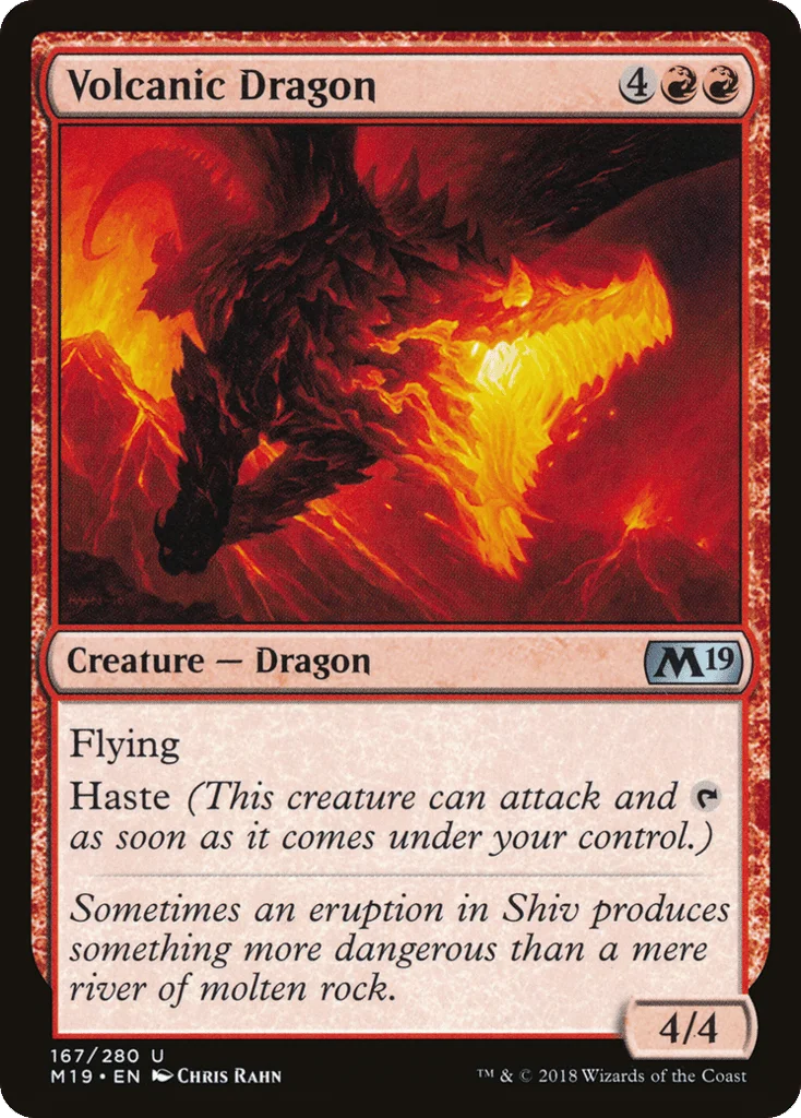 Volcanic Dragon · Core Set 2019
