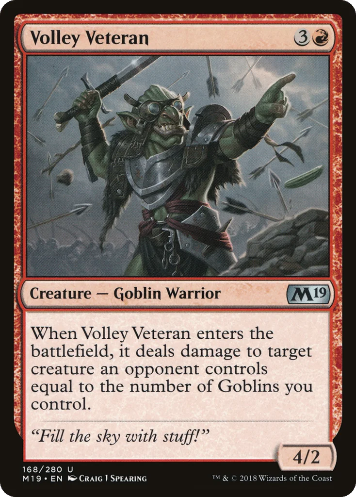 Volley Veteran · Core Set 2019