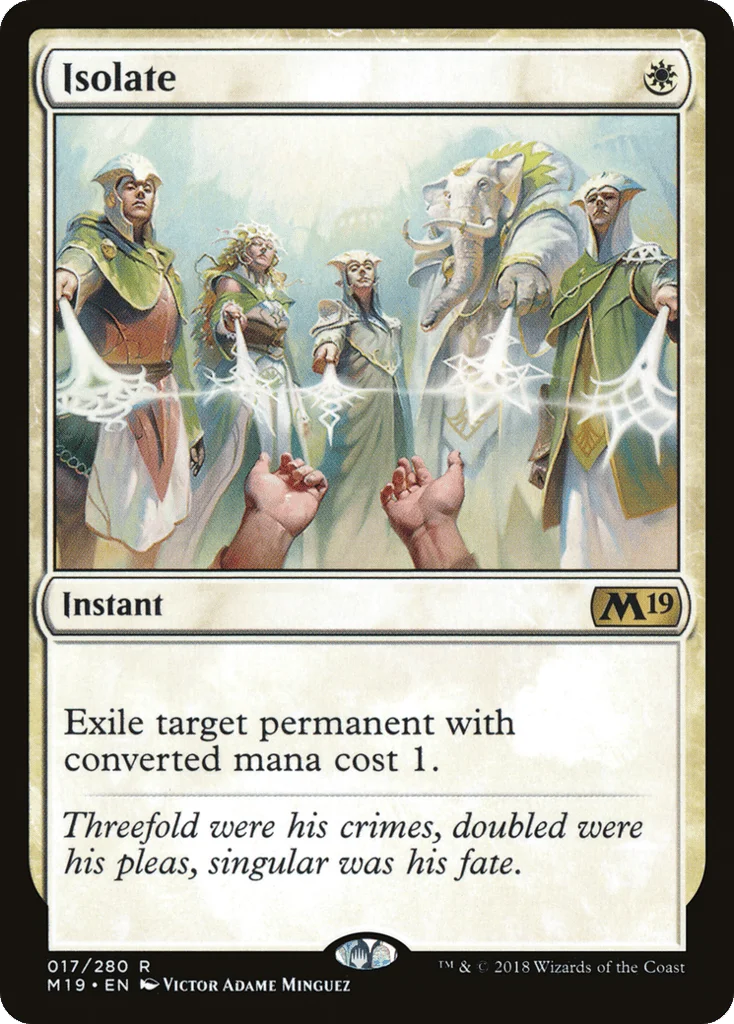 Isolate · Core Set 2019